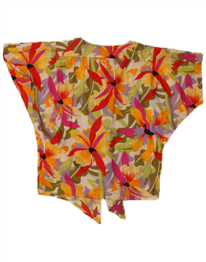 Prisma Chemisier à manches courtes pour femme IT 42 Medium Multicolore Floral