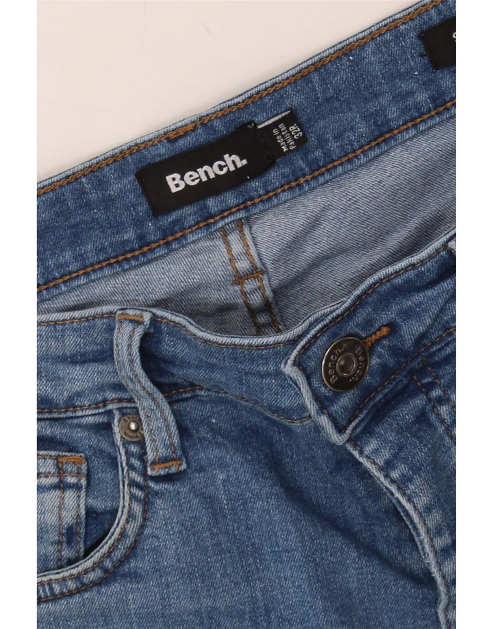 BENCH Mens Skinny Jeans W32 L30 Blue Cotton Vintage Bench and Second-Hand Bench from Messina Hembry 