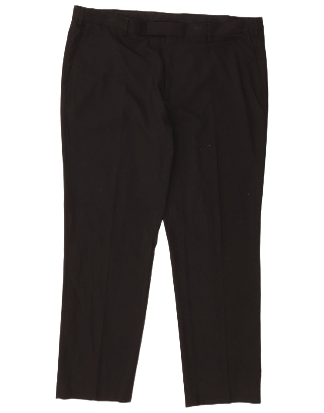 Marks & Spencer Pantalon de costume coupe classique pour homme W42 L31 Noir Polyester