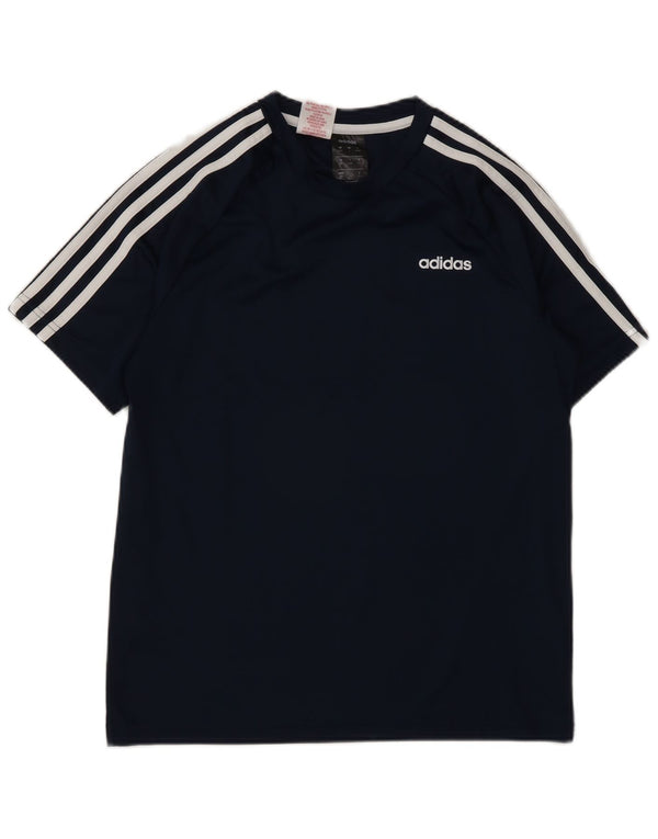 Adidas T-Shirt Garçon Top 13-14 ans Bleu Marine Polyester Sports