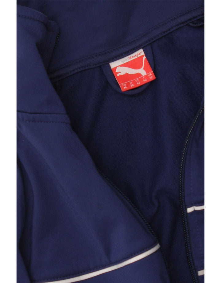 Puma Veste de survêtement pour femme UK 12 Bleu marine moyen