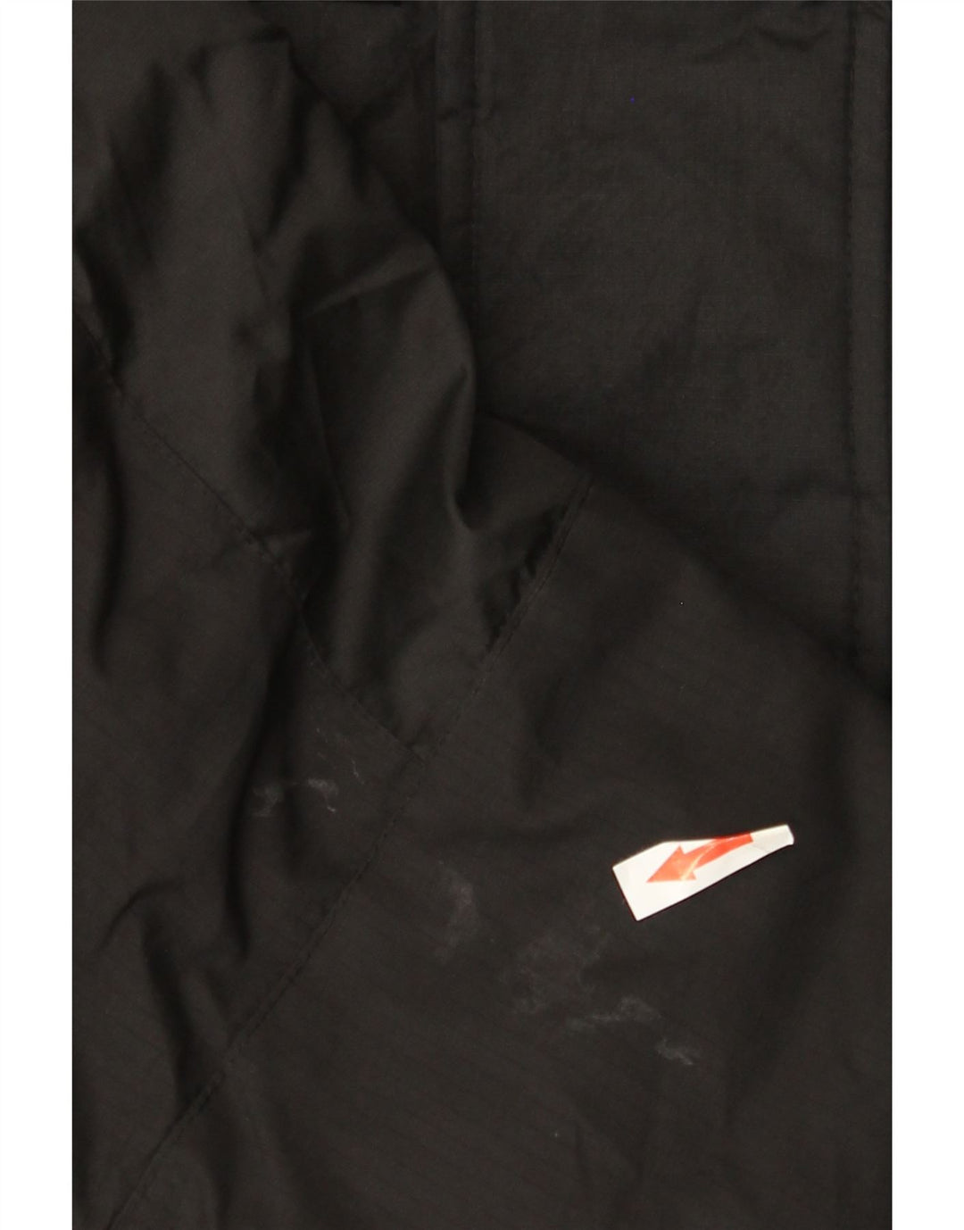 ZARA Veste matelassée à capuche coupe ample pour homme UK 36 Small Noir Polyester