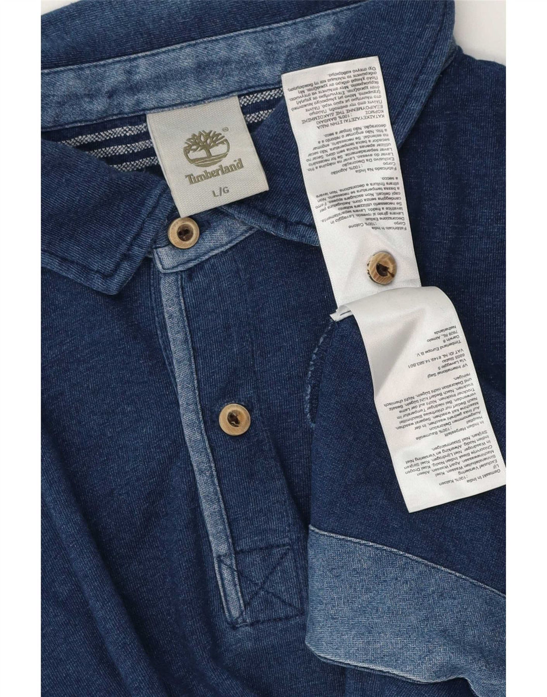 Timberland Polo Homme Grand Bleu Marine Coton