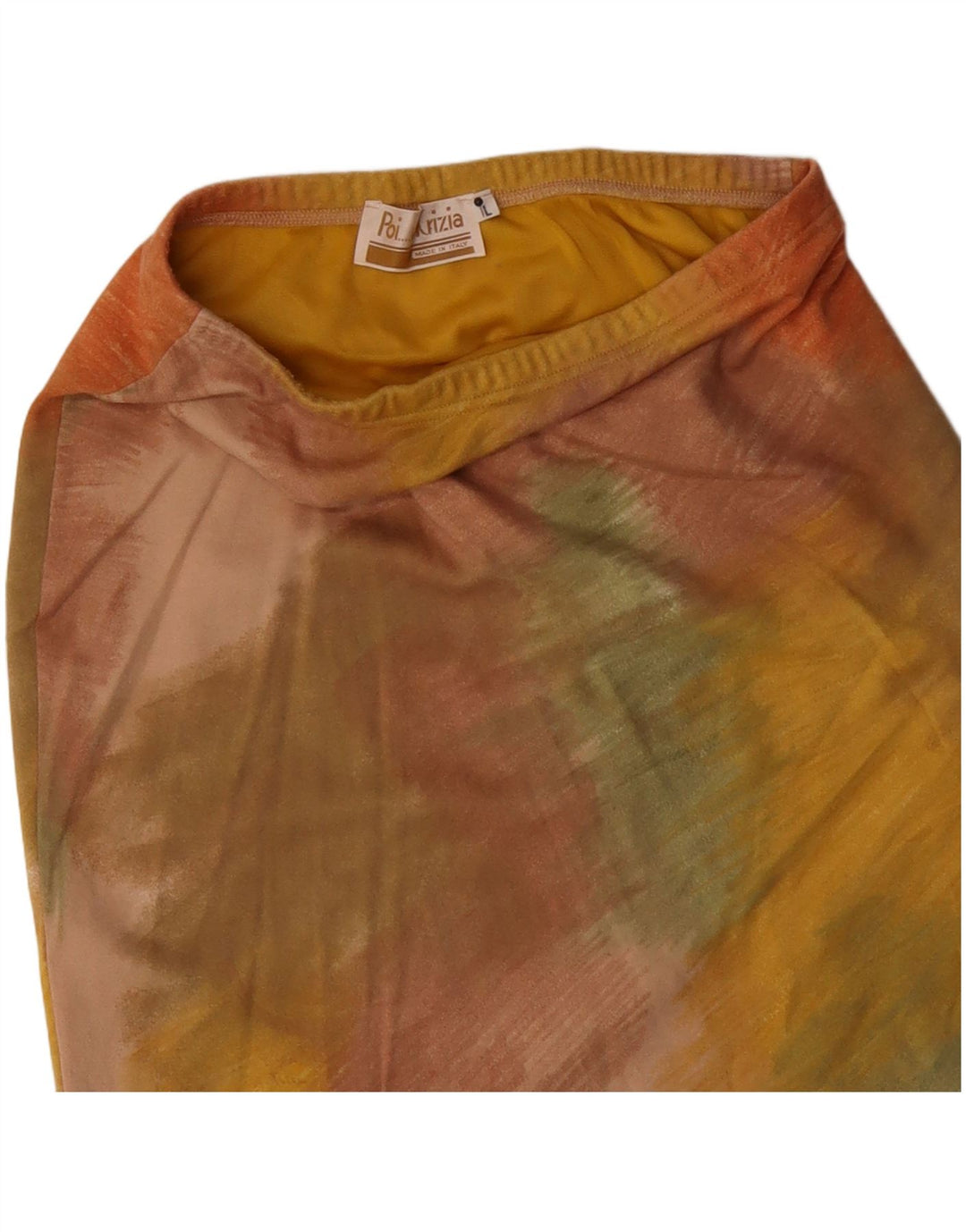 Krizia Jupe Crayon Femme Large W32 Multicolore Tie Dye