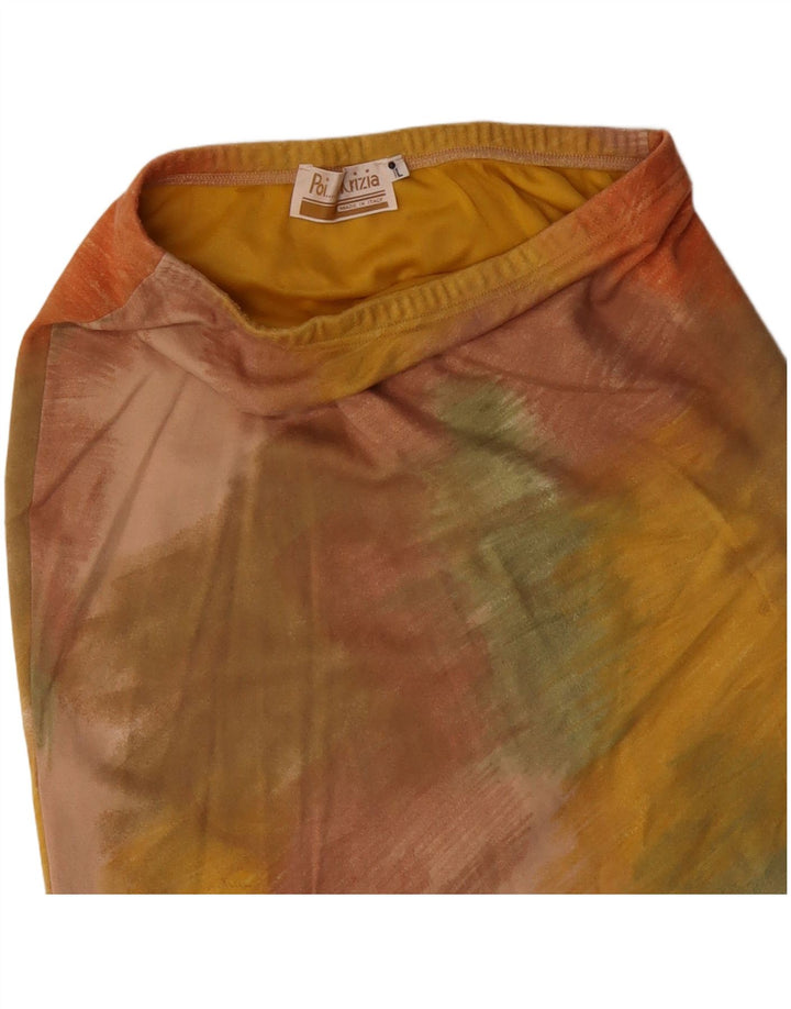 Krizia Jupe Crayon Femme Large W32 Multicolore Tie Dye