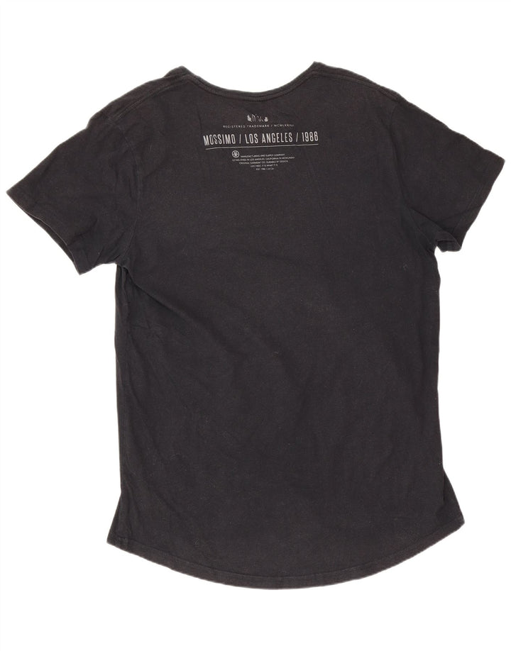 Mossimo T-Shirt Graphique Los Angeles Homme Noir Moyen Coton