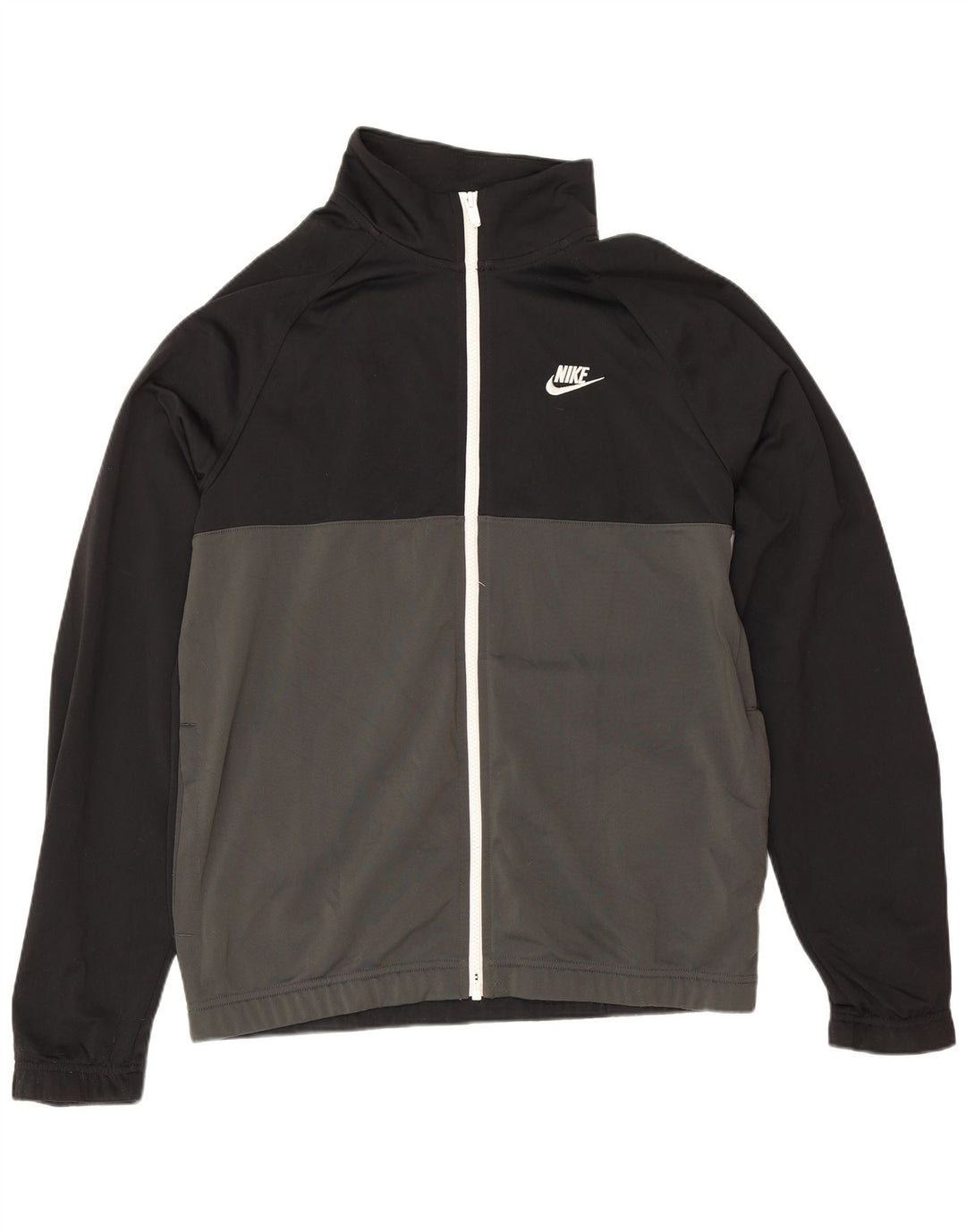 Nike Veste de survêtement coupe classique pour homme Noir moyen Colourblock Sports