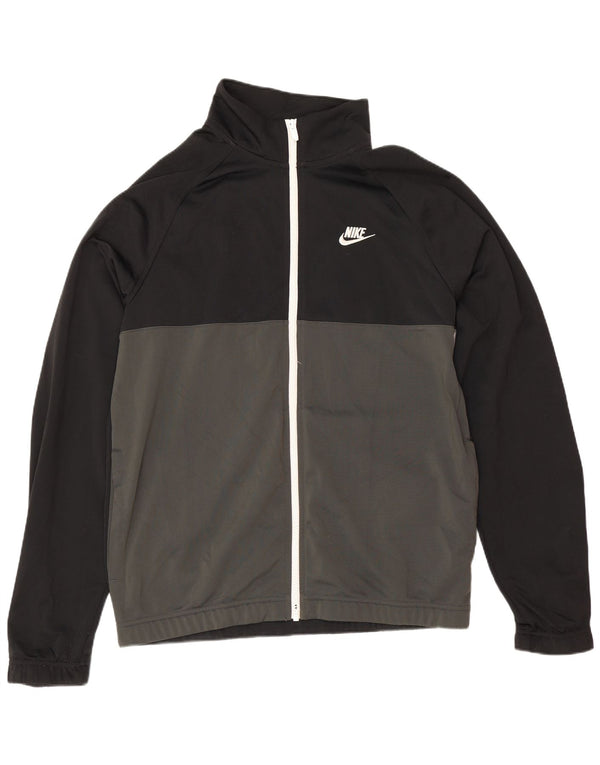 Nike Veste de survêtement coupe classique pour homme Noir moyen Colourblock Sports