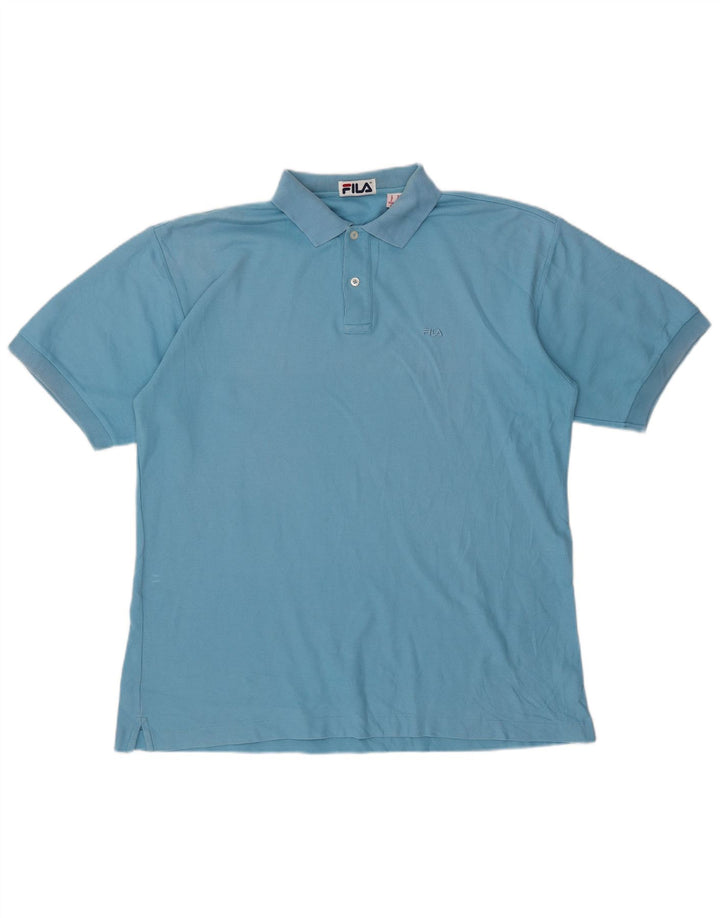 Fila Polo Homme IT 54 XL Bleu Coton