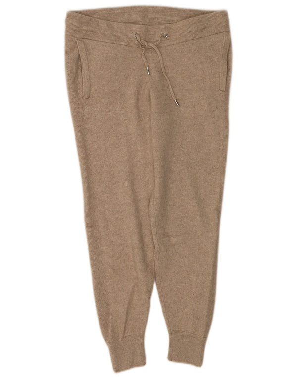 Reiss Femme Pantalon De Survêtement Joggers UK 42 Gris Moyen Laine