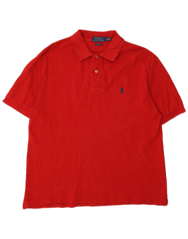Polo Ralph Lauren Polo Coupe Classique Homme Rouge Moyen Coton