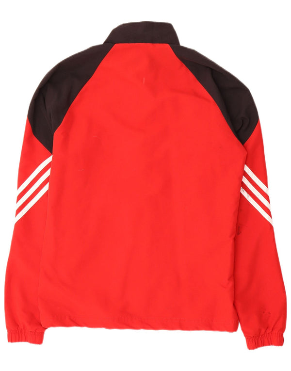 Adidas Veste de survêtement pour homme Petit Rouge Colorblock Polyester