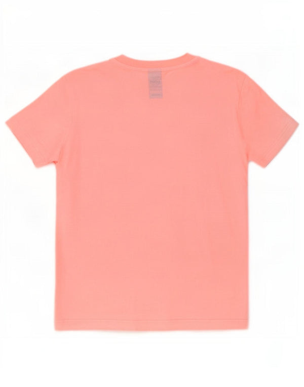 Adidas T-shirt graphique pour femme UK 16/18 Large Rose Coton