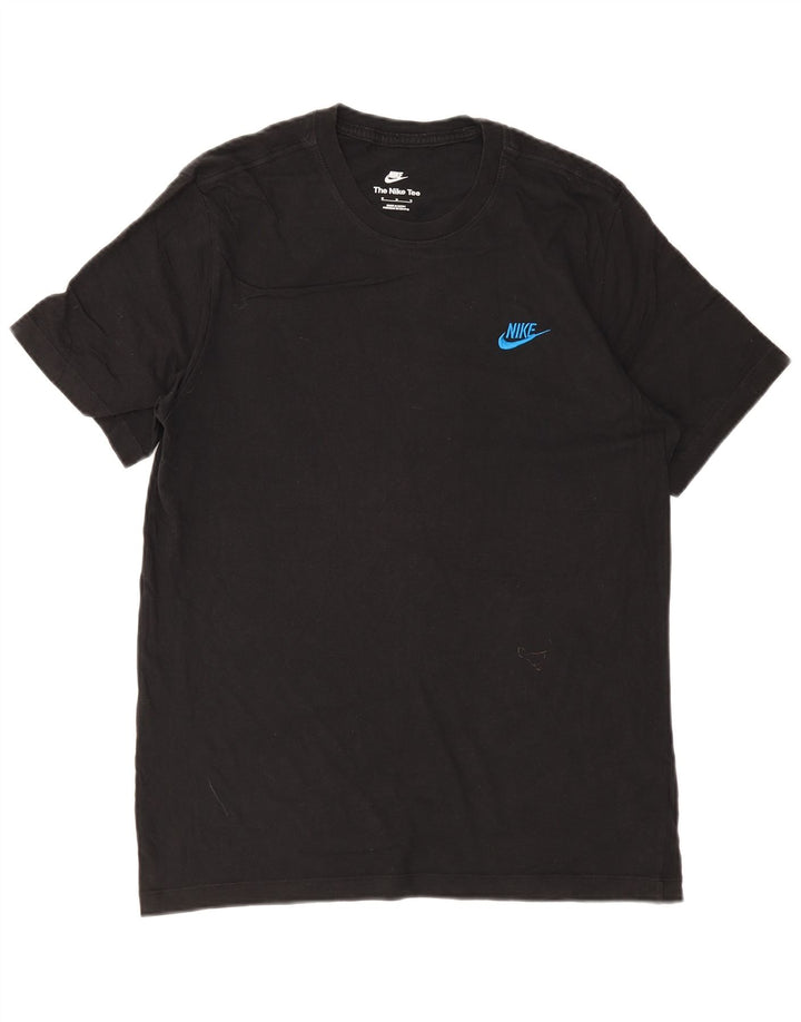 NIKE T-Shirt Homme Haut Noir Moyen Coton