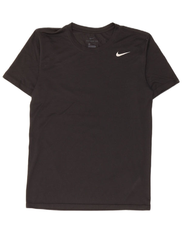 Nike Hommes Dri Fit T-Shirt Haut Petit Noir Polyester