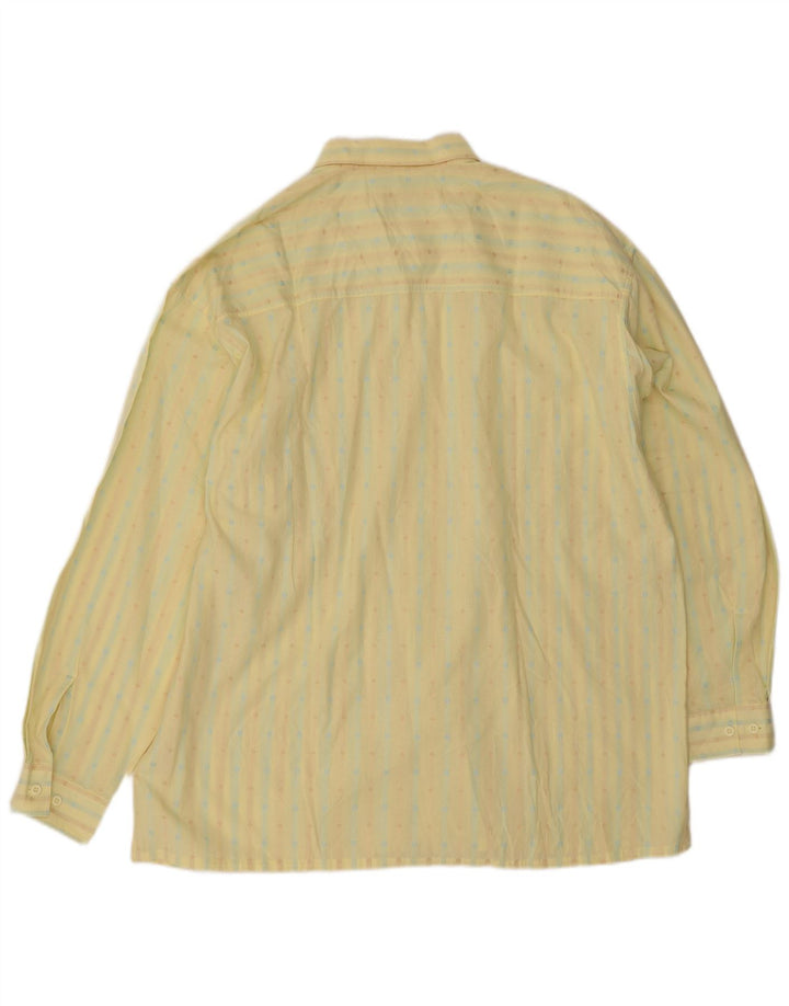 Al Bright Chemise Homme Taille 43 Grand Jaune Rayé