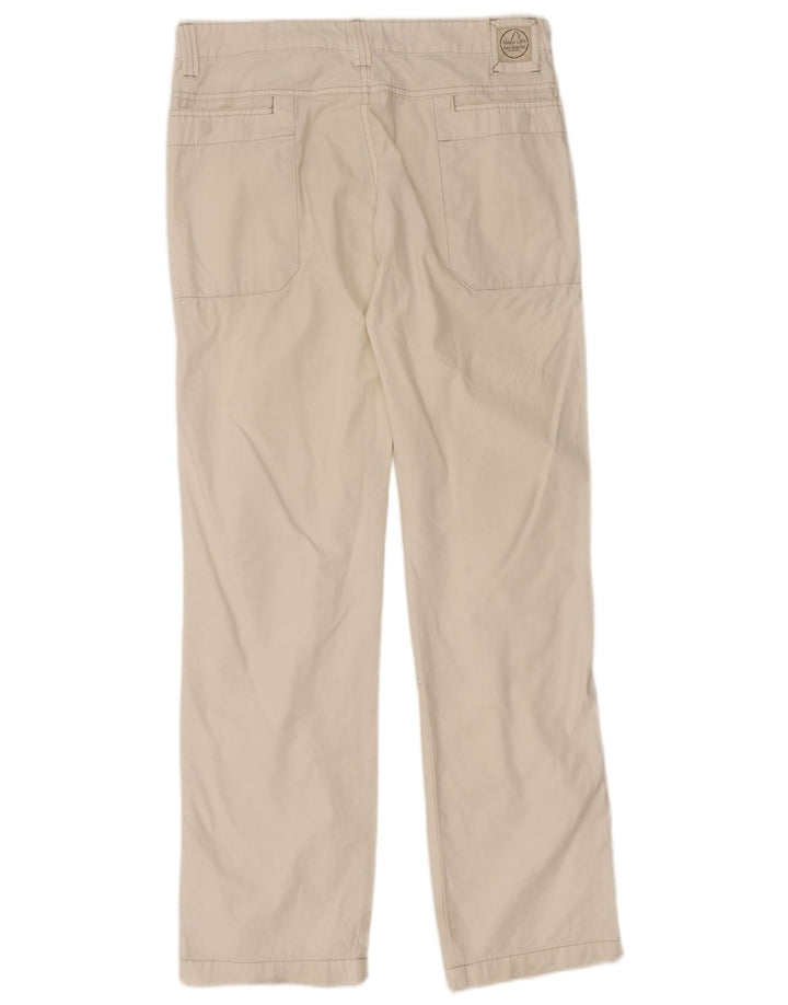 MURPHY & NYE Pantalon décontracté droit pour homme W33 L32 Coton blanc cassé