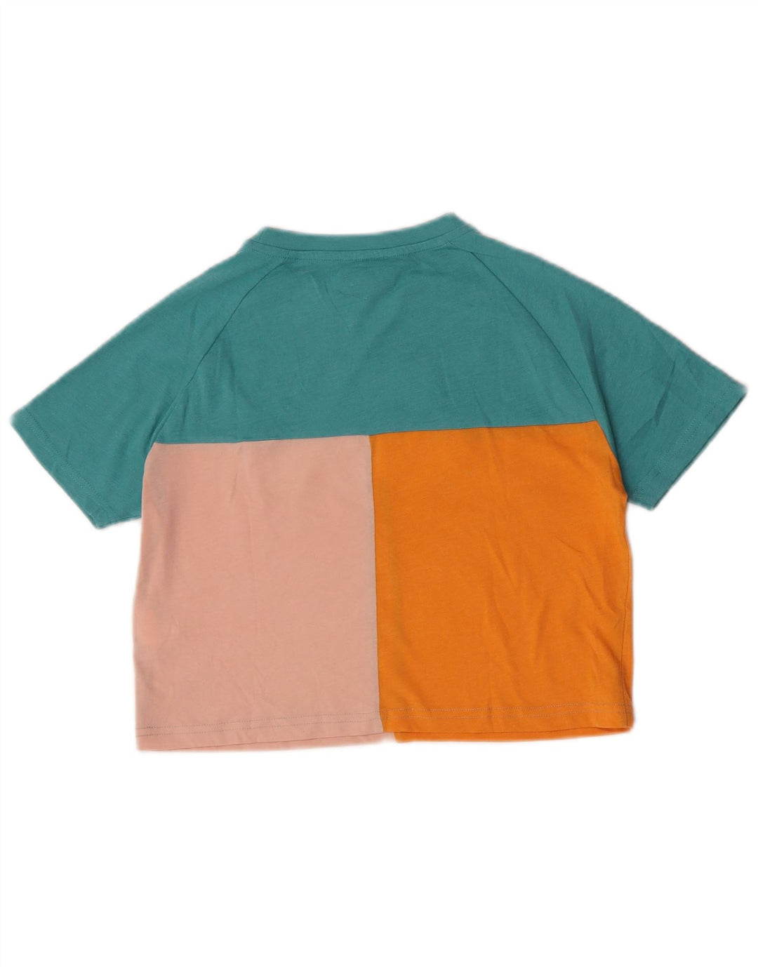 Kappa T-shirt graphique pour femme UK 14 Medium Multicolore Colourblock