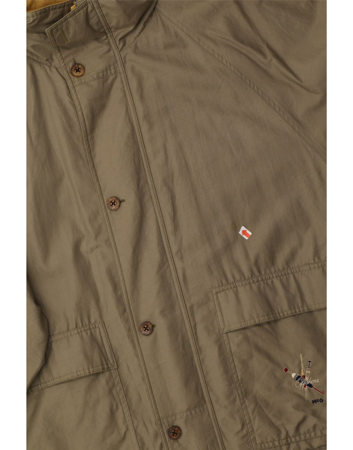 MCGREGOR Mens Reversible Jacket UK 42 XL Khaki Cotton Vintage McGregor and Second-Hand McGregor from Messina Hembry 