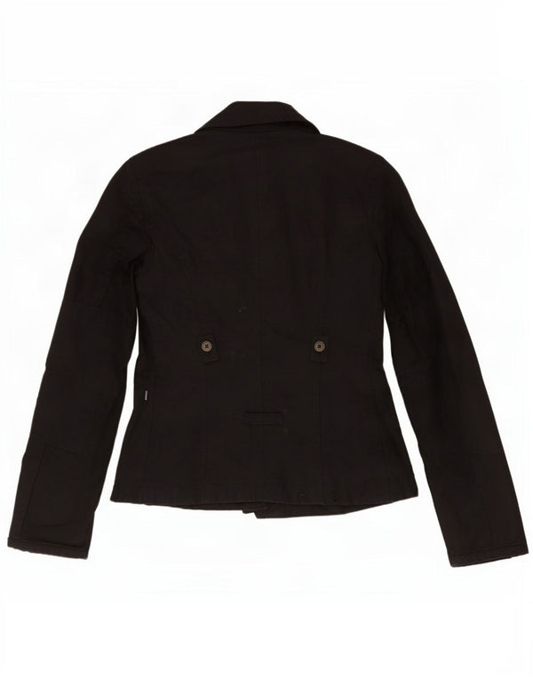 veste utilitaire femme vintage IT 40 Petit coton noir