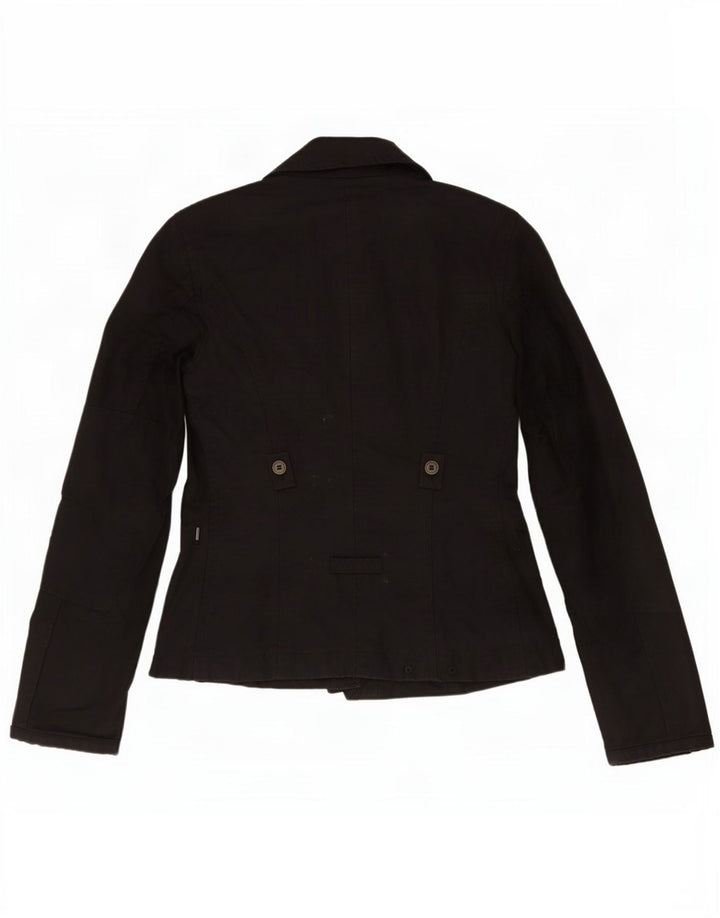 veste utilitaire femme vintage IT 40 Petit coton noir
