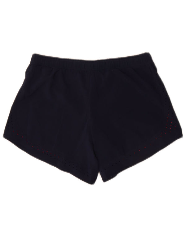 Adidas Short de sport Climalite pour femme UK 12/14 Bleu marine moyen en coton