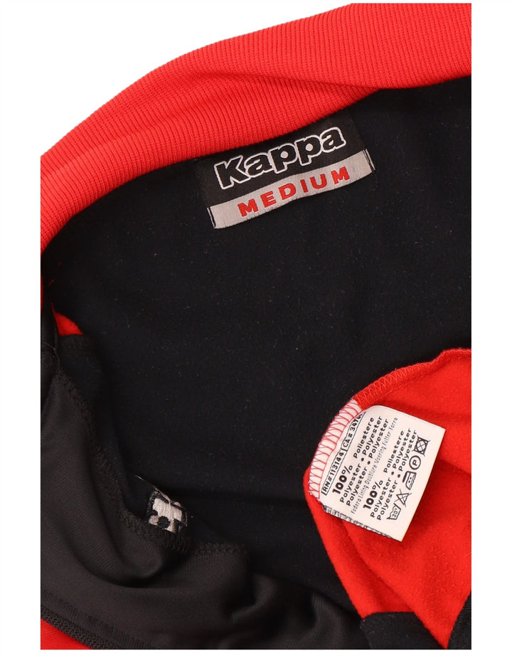 KAPPA Veste de Survêtement Graphique Homme Rouge Moyen Polyester Colorblock