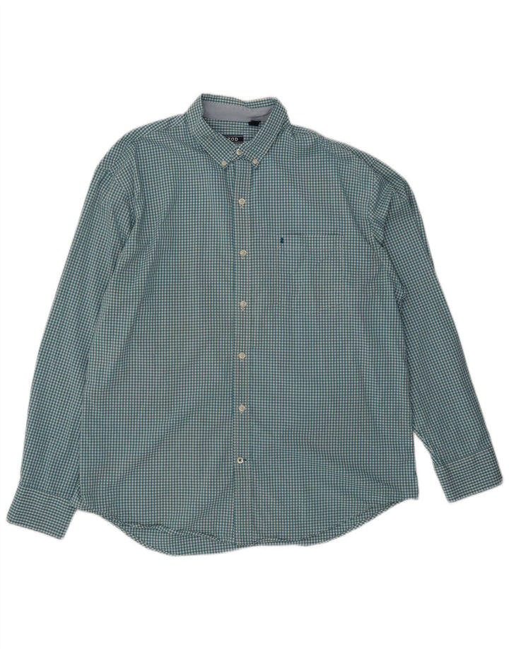 Izod Chemise Homme Grand Bleu Vichy Coton