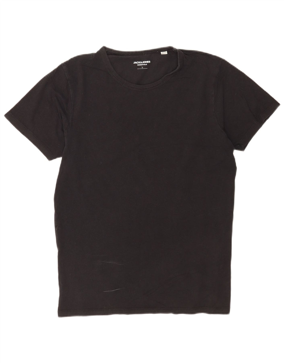 Jack & Jones T-Shirt Homme Haut Large Noir Coton