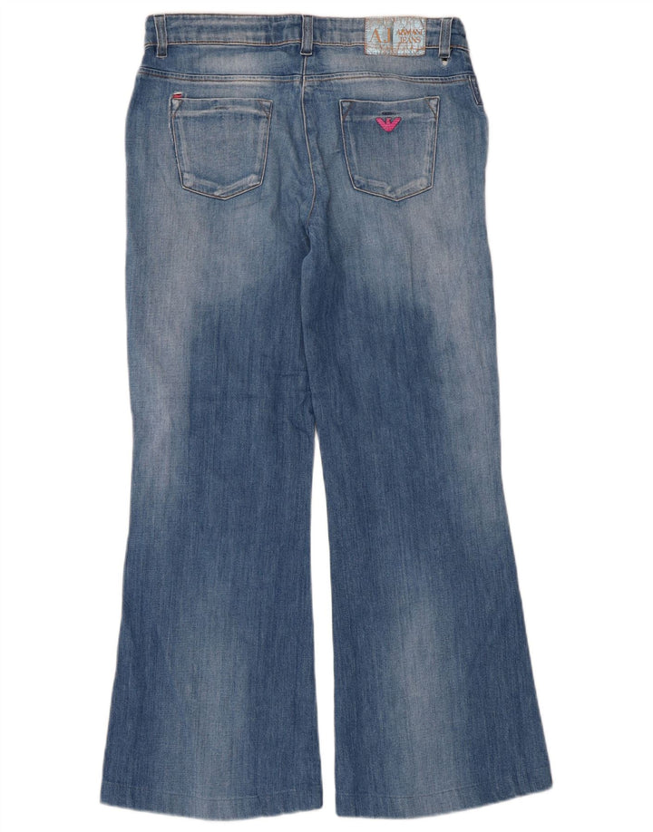 Armani Femme Jean Évasé W28 L27 Bleu