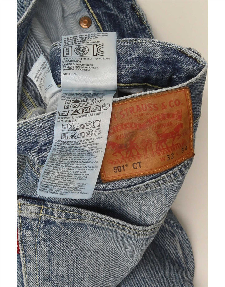 Levi's Jean Droit 501 Homme Bleu Coton W32 L31