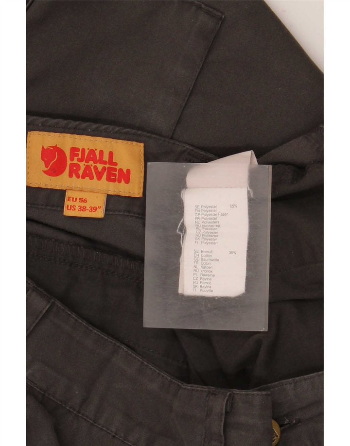 Fjall Raven Pantalon cargo droit pour homme W38 L32 Marron Polyester