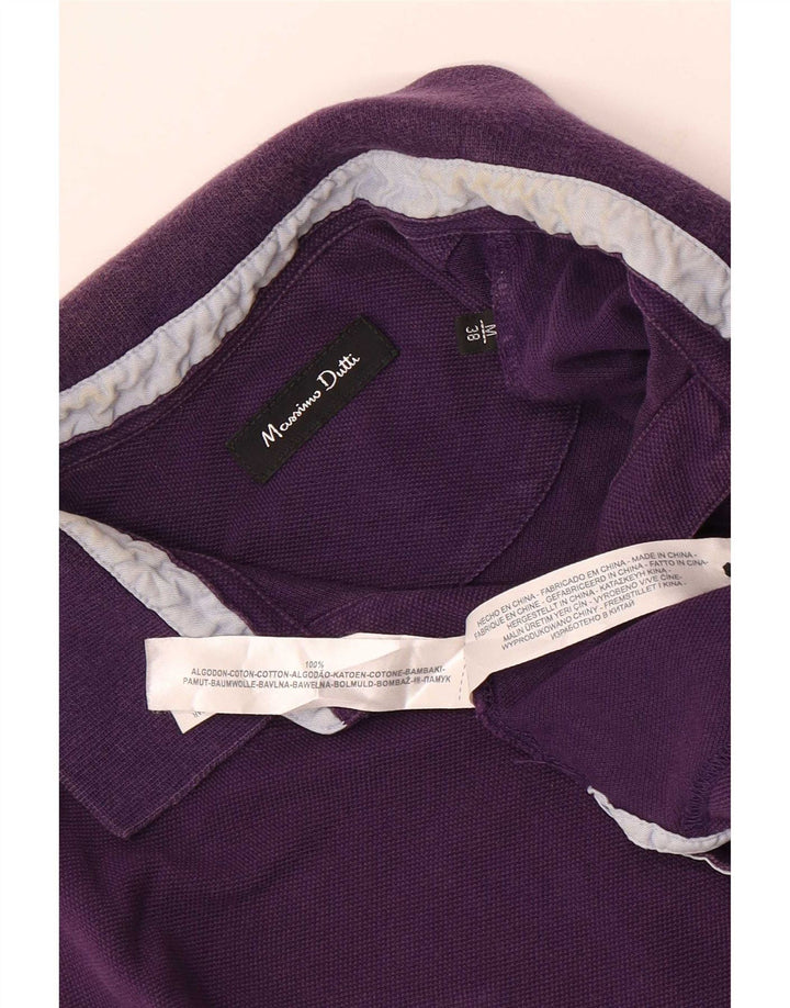 Massimo Dutti Polo Homme Violet Moyen Coton