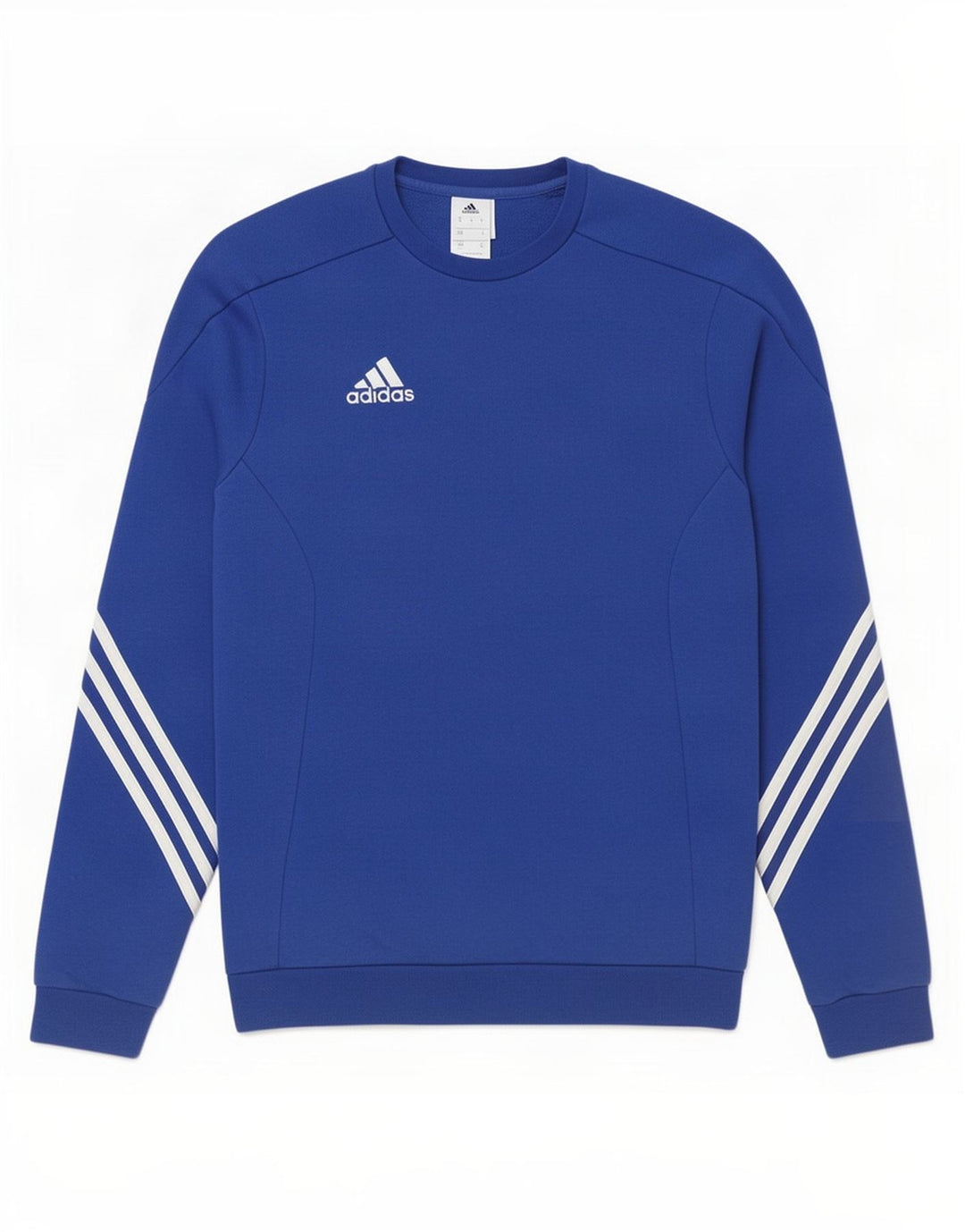 Adidas Sweat-shirt pour homme en coton bleu Taille S