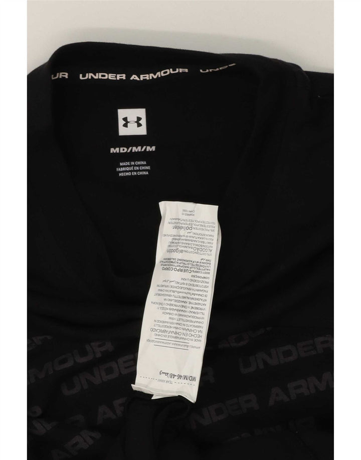 Under Armour Haut Graphique à Manches Longues Homme Noir Moyen Coton