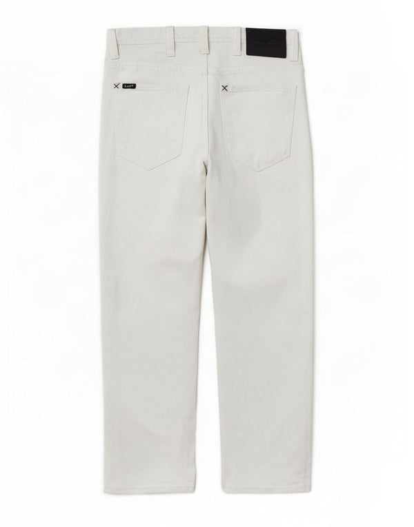 Lee Jean Droit Zed Femme W31 L30 Coton Blanc