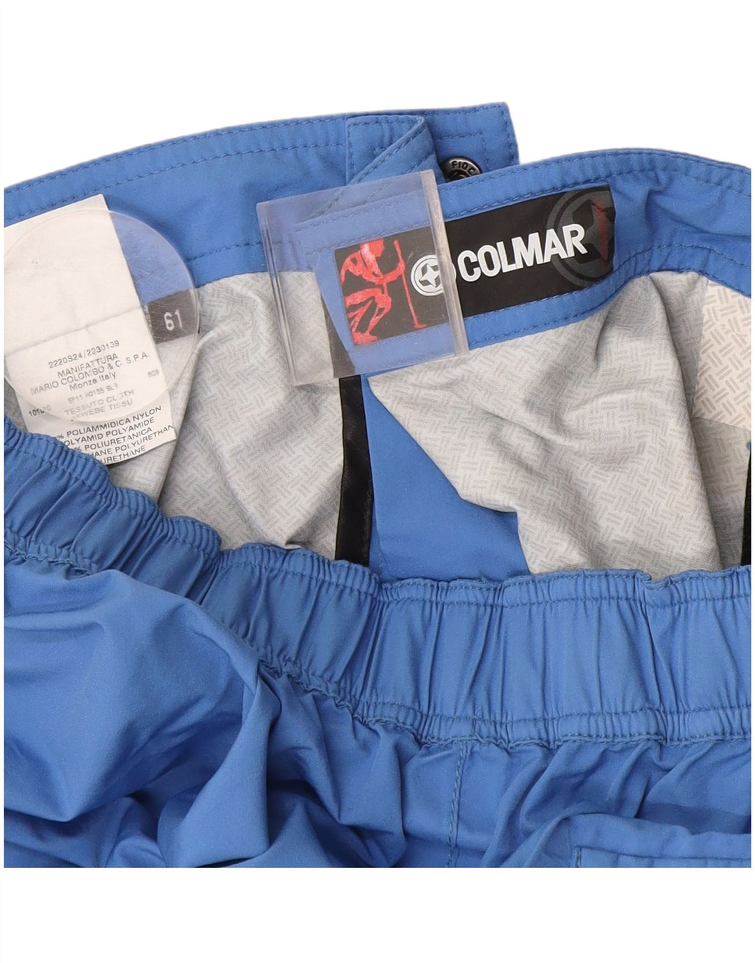 Colmar Pantalon Droit Imperméable W36 L31 Bleu Polyamide Homme