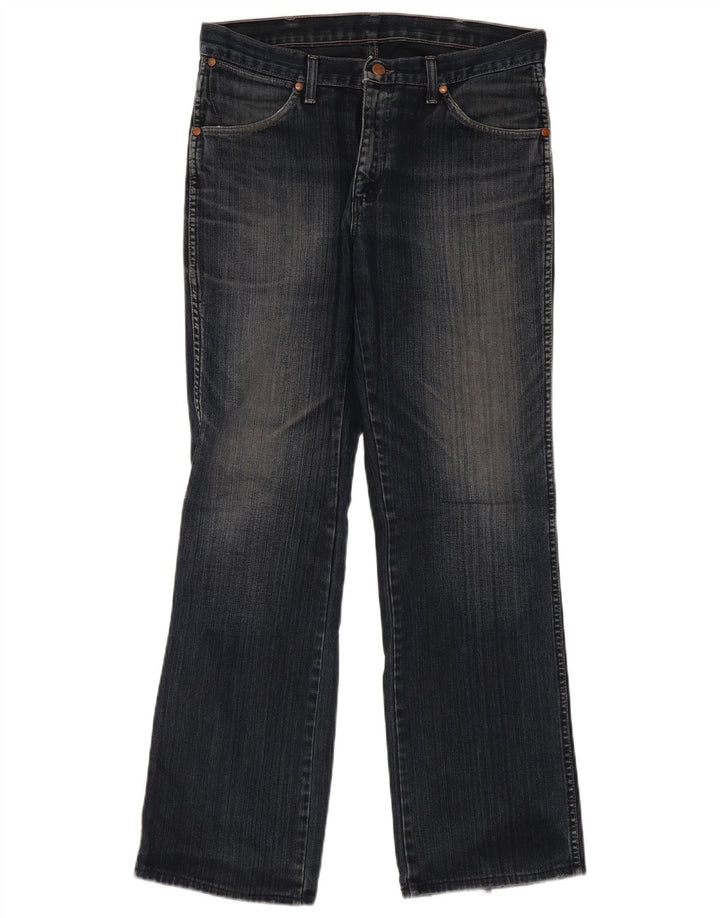 Wrangler Jean Bootcut Alaska W33 L31 Homme Bleu Marine Coton