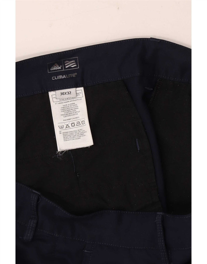 Adidas Pantalon Chino Climalite Homme W36 L29 Bleu Marine Polyester