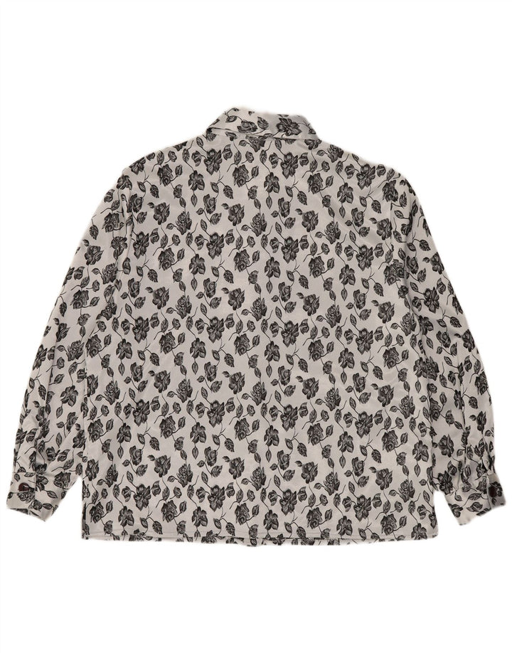 Your Sixth Sense Chemise Femme UK 14 Grand Blanc Floral Polyester