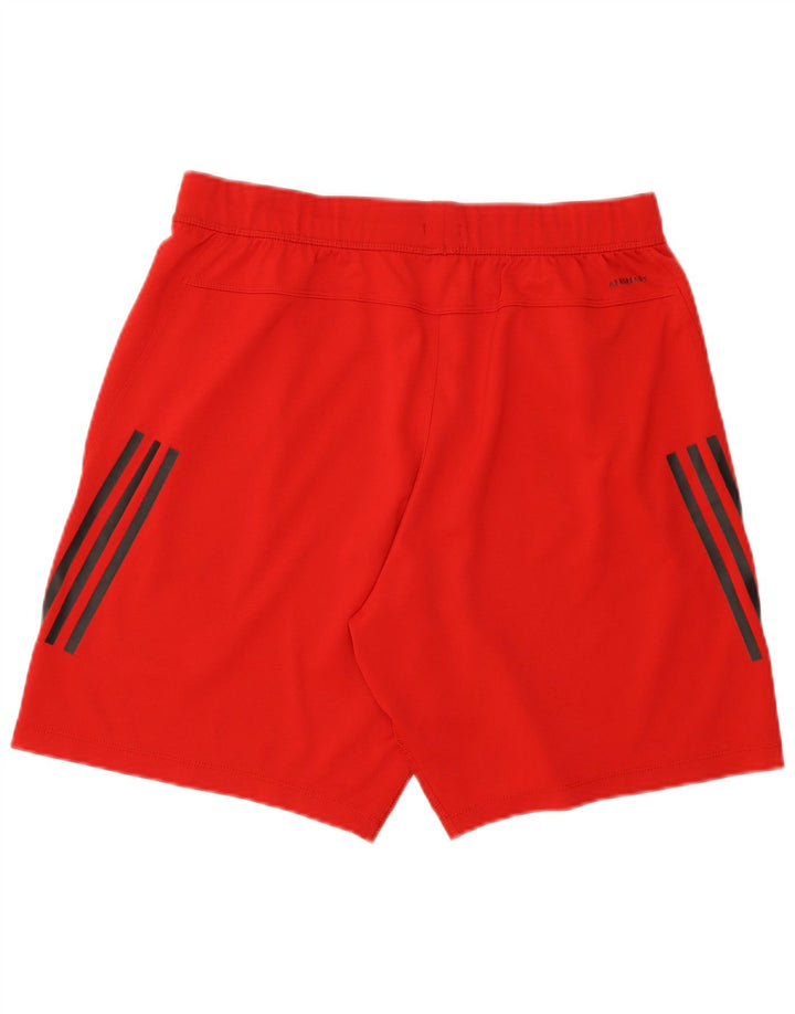 Adidas Short de sport Aeroready pour hommes, grand rouge, en polyester