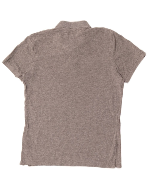 Mountain Warehouse Polo Homme Gris Moyen Coton