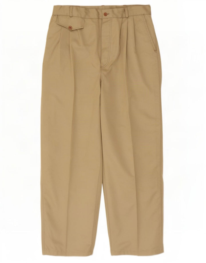 Pantalon Chino Pegged Vintage Homme W32 L28 Beige