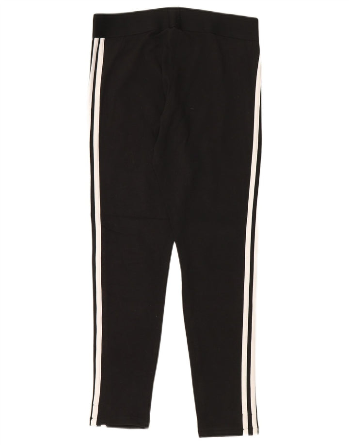 Adidas Leggings Femme UK 12/14 Moyen Noir