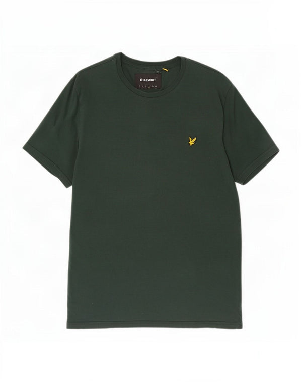 Lyle & Scott T-Shirt Homme Haut Large Vert Coton