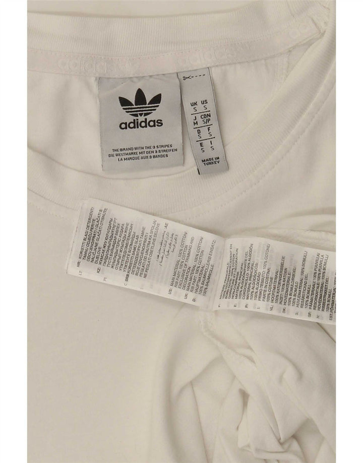 Adidas T-Shirt Homme Haut Petit Coton Blanc