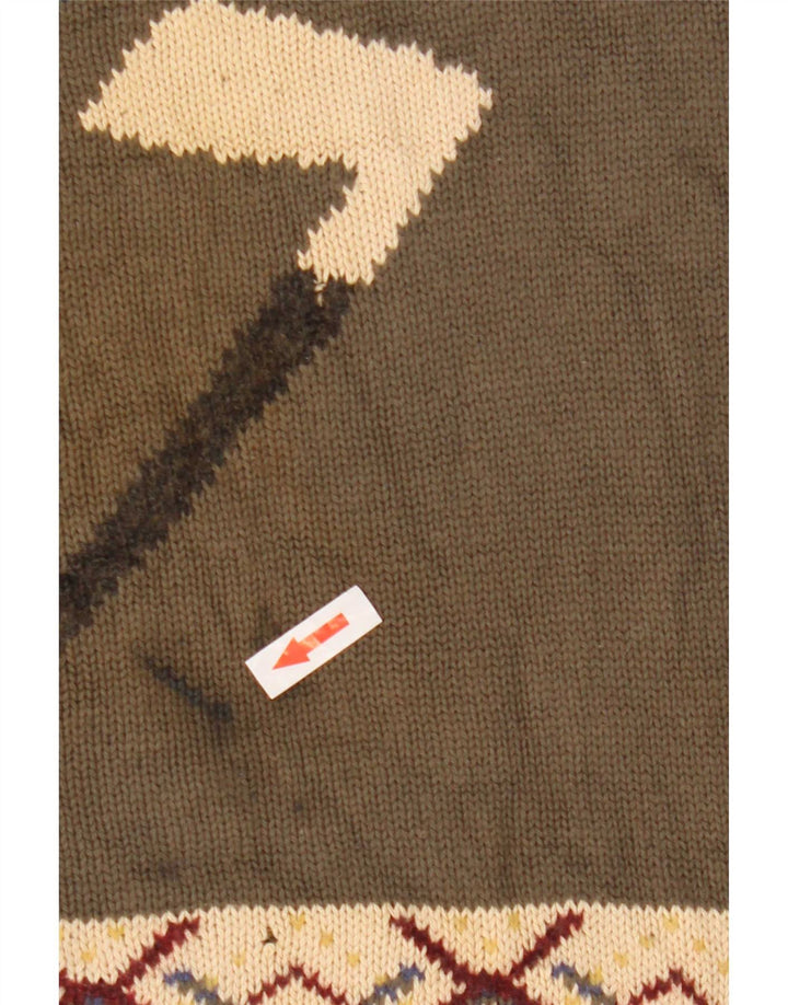 Nautica Pull de golf à col rond pour homme - Large - Multicolore - Colorblock