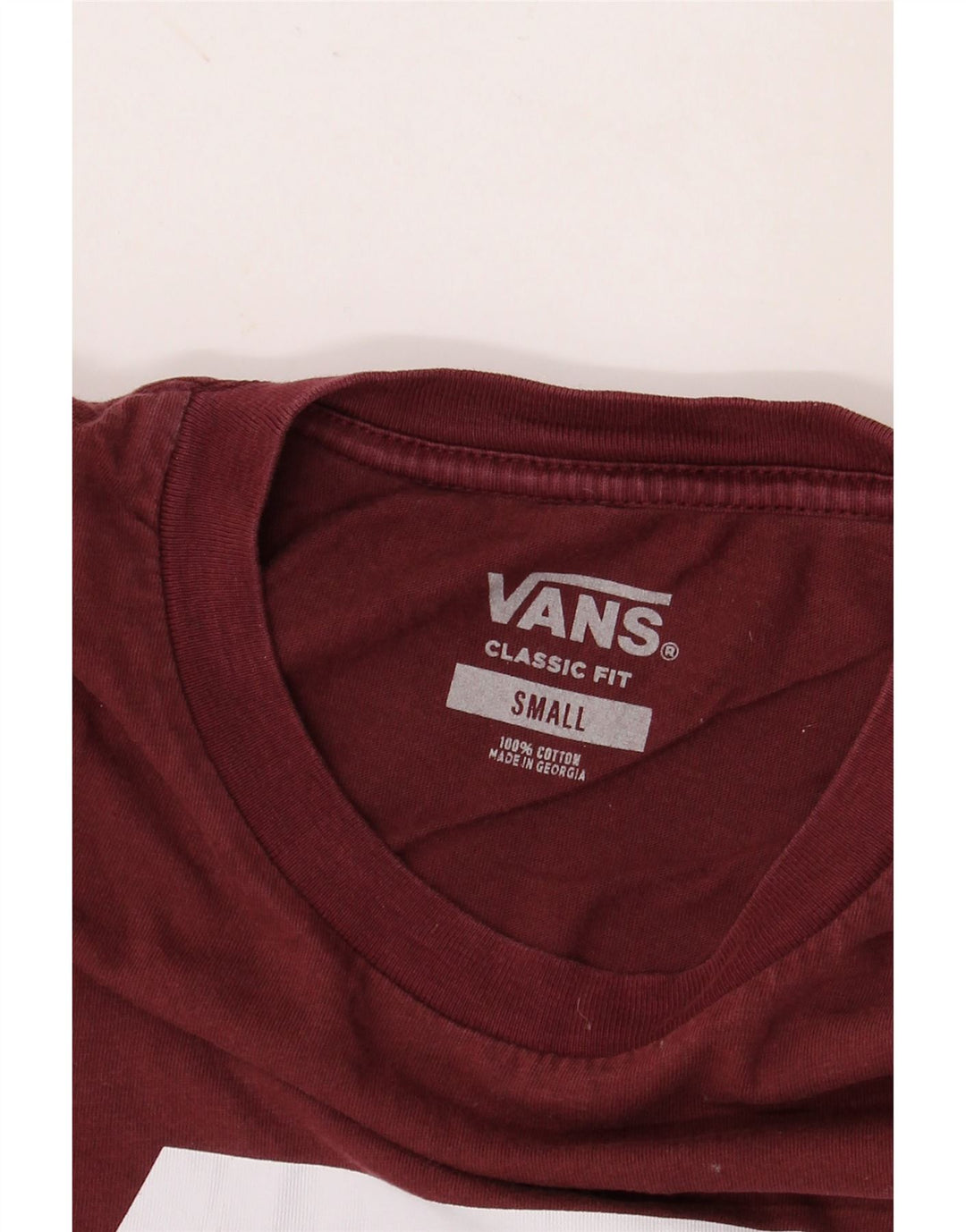 Vans T-shirt graphique coupe classique pour hommes, petit coton marron