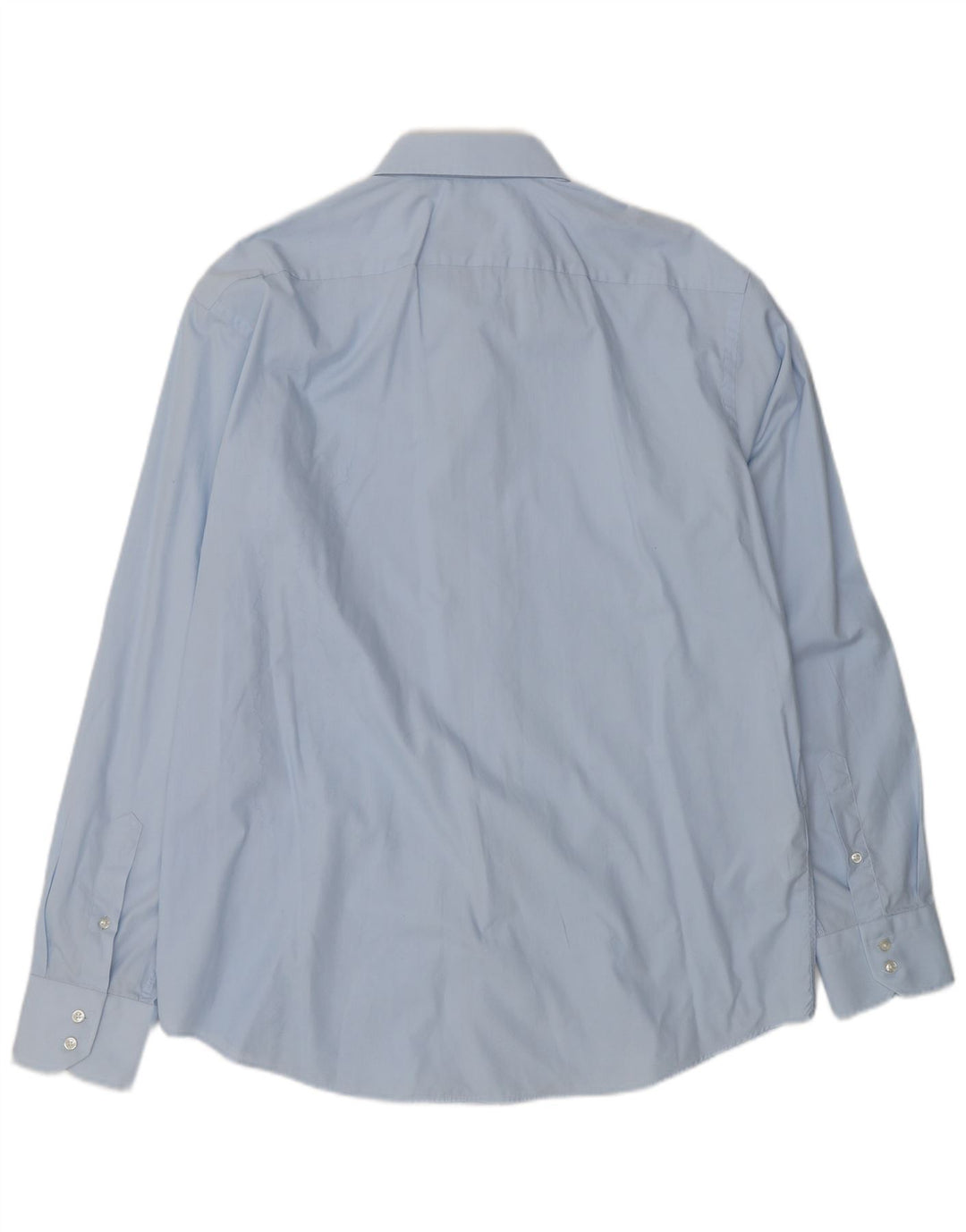 HUGO BOSS Chemise Regular Fit Homme Taille 44 17 1/2 XL Bleu Coton