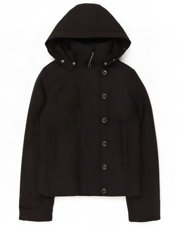 Gap Veste coupe-vent à capuche pour femme UK 6 XS Noir Polyester